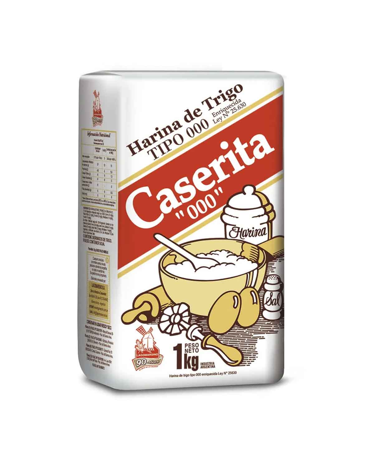 Harina Caserita 000 x 1 Kg